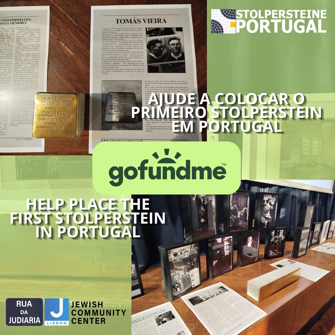 Gofundme Stolperstein Portugal